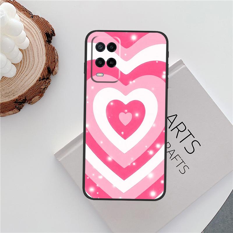 Чехол в стиле Y2K для Oppo A15 A80 A60 A40 A94 A54 A98 A78 A18 A38 A58 A16 A76 A96 A17 A77 A74 A57S