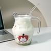500Ml Original Kitten Glass Tie Pot Glass Juice Cup Fruit Tea Beverage Cup Wine Mug Personalized Coffee Pot Cold Drink Cups