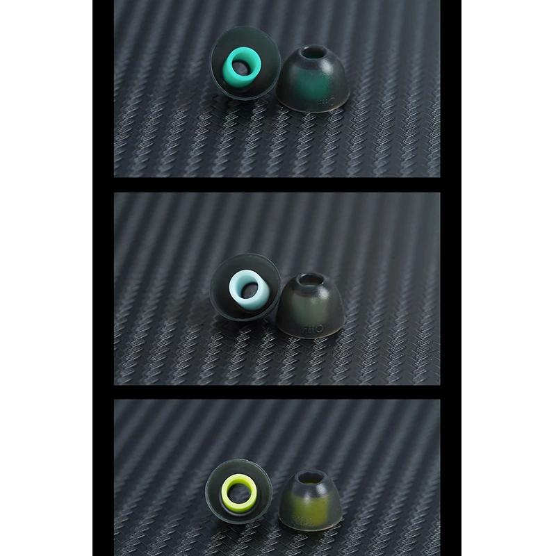 FiiO HS18 Silicone Replacement Eartips 6 Pairs Customize Compatible with 5.0-6.5mm Sound Tube FH7S/FH7/FD5/FH9 Earphone