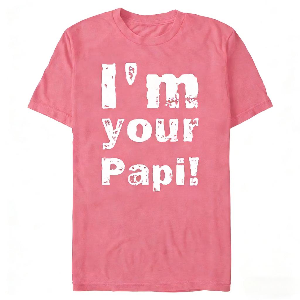 Eddie Guerrero 100cotton Unisexs shirt oversized Im Your Papi graphics shirt summer New Womens Y2k hot sale Oneck retro Tshirt