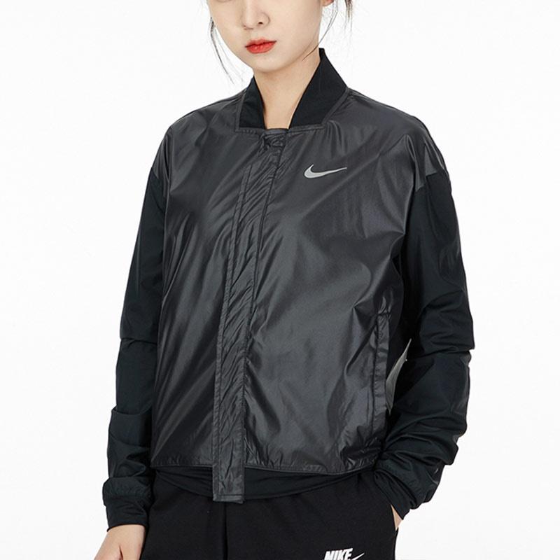(WMNS) Nike Casual Short Woven Jacket Black Women's DD6848-010