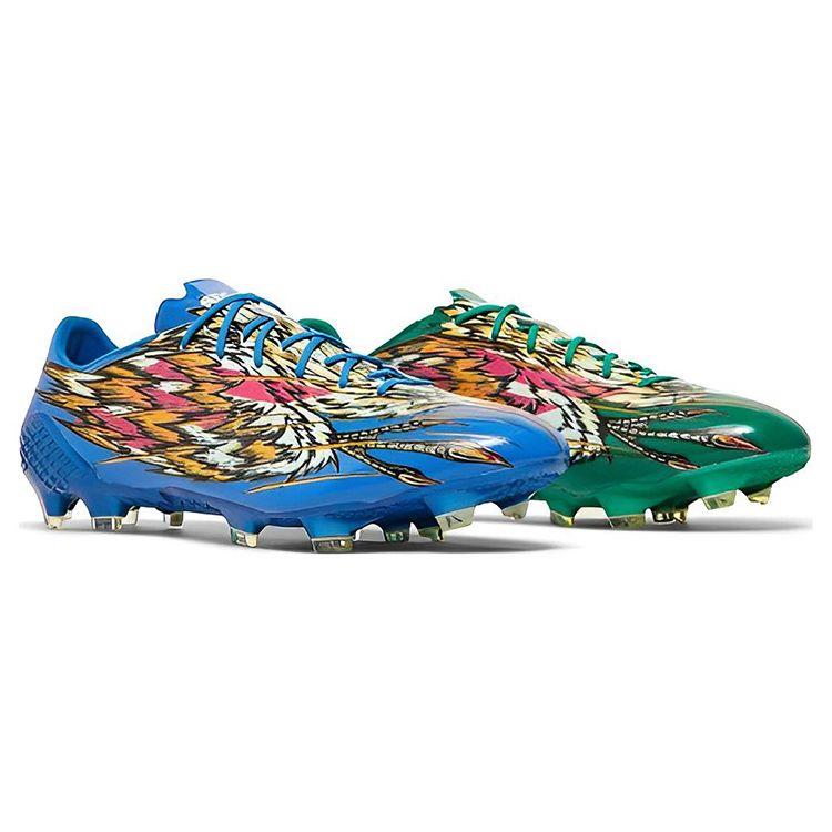 Nikys Sports x adidas Adizero F50 Ghosted Crazylight FG Memory Lane Мужские кроссовки Разноцветные Ярко-зеленый Шокирующий розовый FY3155