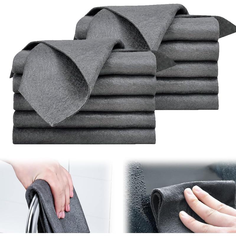 20/1 шт. Волшебные чистящие салфетки многоразовые тряпки из микрофибры для мытья окон автомобиля зеркальные полотенца тряпки бытовые кухонные чистящие средства