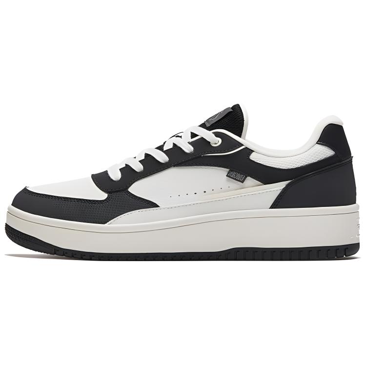 Anta Low Top Sneakers Mens Black White 912448018-2