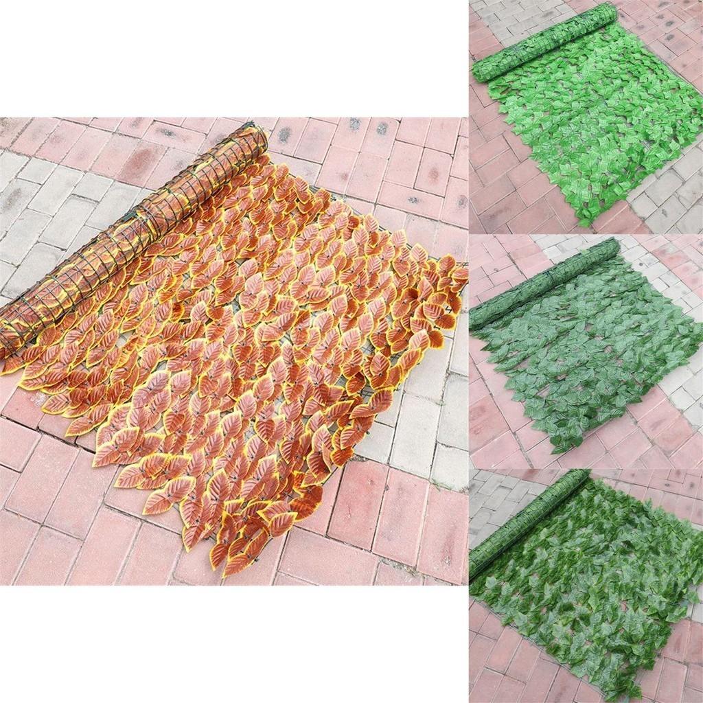 Роскошный рулон искусственных листьев для садового забора, обеспечивающий максимальную приватность и красоту