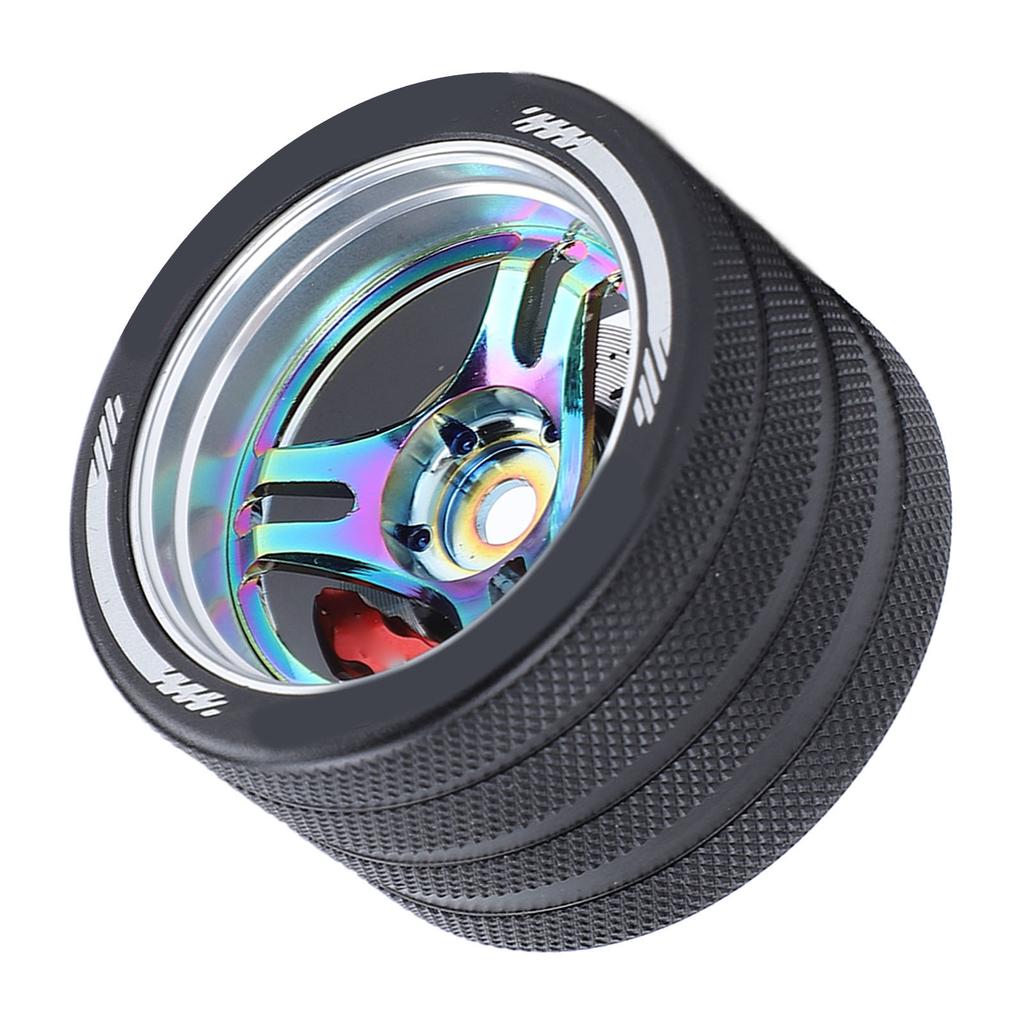 RC Transmitter Steering Hand Wheel Replacement Accessory Aluminum Alloy RC Steering Wheel Grip for for FUTABA