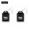 1/2 шт USB Micro SD/TF кард-ридер USB 2.0 мини мобильный телефон кард-ридер высокоскоростной USB-адаптер для ноутбуков аксессуары