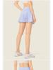 Women's Quick-Dry High Waist Tennis & Fitness Skirt with Built-in Shorts