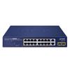 PoE 1000X SFP Desktop Switch PLANET-GSD-2022P 16-port 10/100/1000T 802.3at + 2-port 10/100/1000T + 2-port