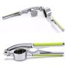 Garlic Press Walnut Open Tools Crusher Mincer Chopper Silicone Stripper TubeGarlic Press Crusher with Walnut Open Tools