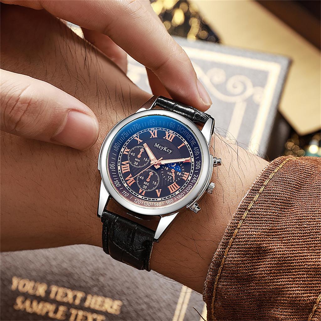 Men's Waterproof Luminous Running Alarm Clock Watch