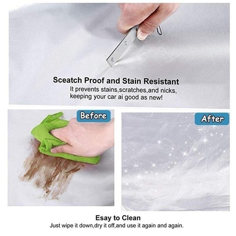 Автомобильный наружный солнцезащитный чехол, пылезащитный, непромокаемый, снежный, водонепроницаемый, универсальный чехол для автомобиля