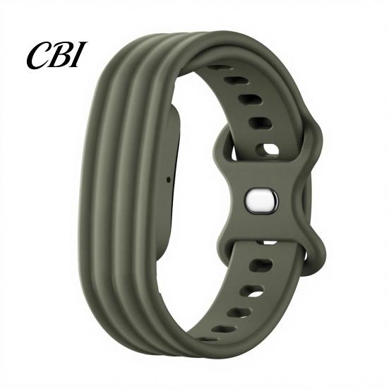 Adjustable Watch Band Silicone for Google Fitbit Air, Water Sweat Flexible Wristband Resistant Sport Band, Fitness Tracker Strap Replacement