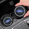 Автомобильная наклейка 1/2 шт. Подставка под стакан для автомобиля Паз для стакана Воды Нескользящий коврик-подкладка Эмблема Аксессуары для интерьера Для Ford Focus 2 3 mondeo mk3 f150 fu