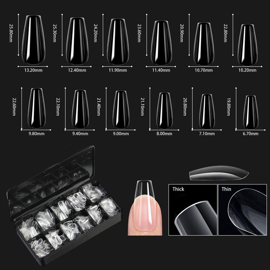 Мягкие гелевые накладные ногти Natural Sculpted Ballet Coffin Almond Fake Nails Full Cover Premium Press On Nails Nail Supplies