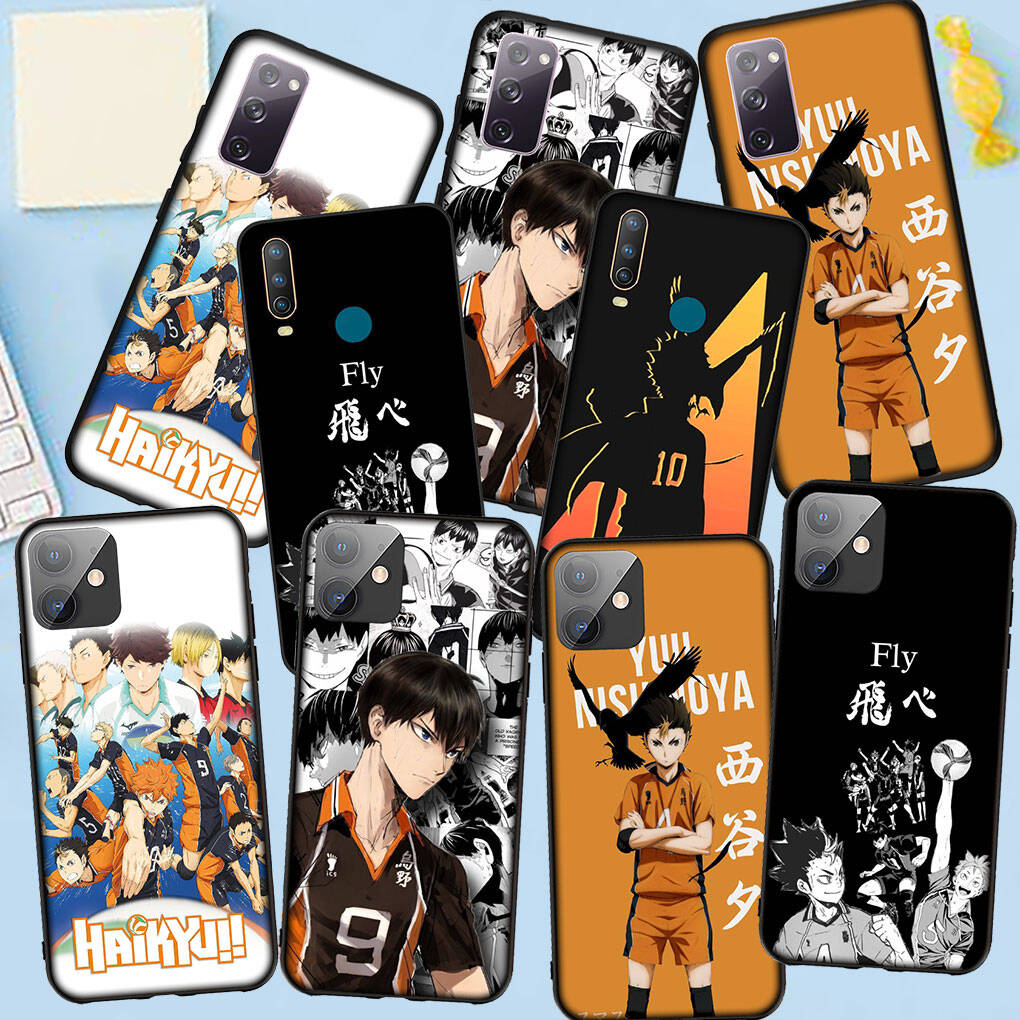 Phone Case for iPhone 17 16 15 Plus XR Huawei P30 P20 Lite Redmi Note 14 12 11 13 Pro Max OPPO A60 A80 A40 A18 A38 Shoyo Hinata Haikyuu Karasuno Cover