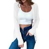 Women's Autumn Button Solid Color Long Sleeve Cardigan Women's Knit Sweater