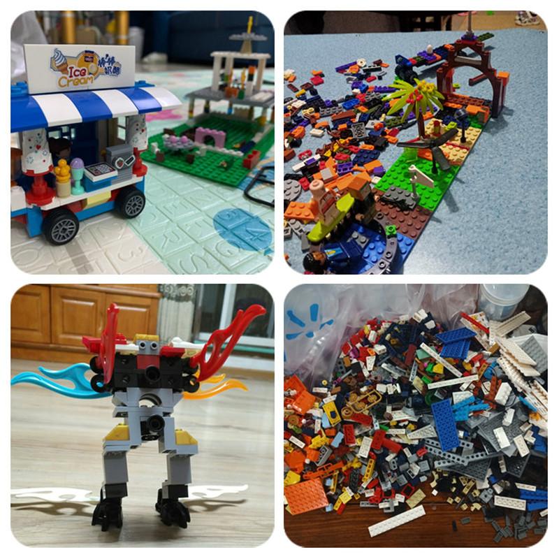 1500g  Random Assembly Building Blocks Bulk Basic Parts Classic Model Bricks Creative City Sets Kid Educational Toys Gift
