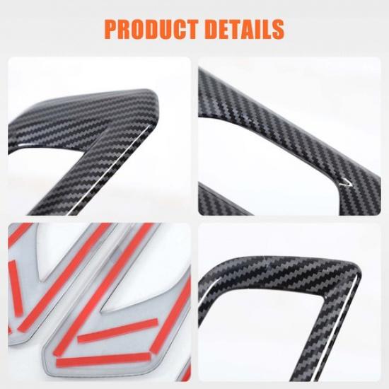 ABS Carbon Fiber Interior Door Handle Frame Trim Cover For Subaru Forester 2025