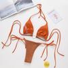 European & American Style Triangle Tie-Up Bikini - 807GR Swimsuit Collection