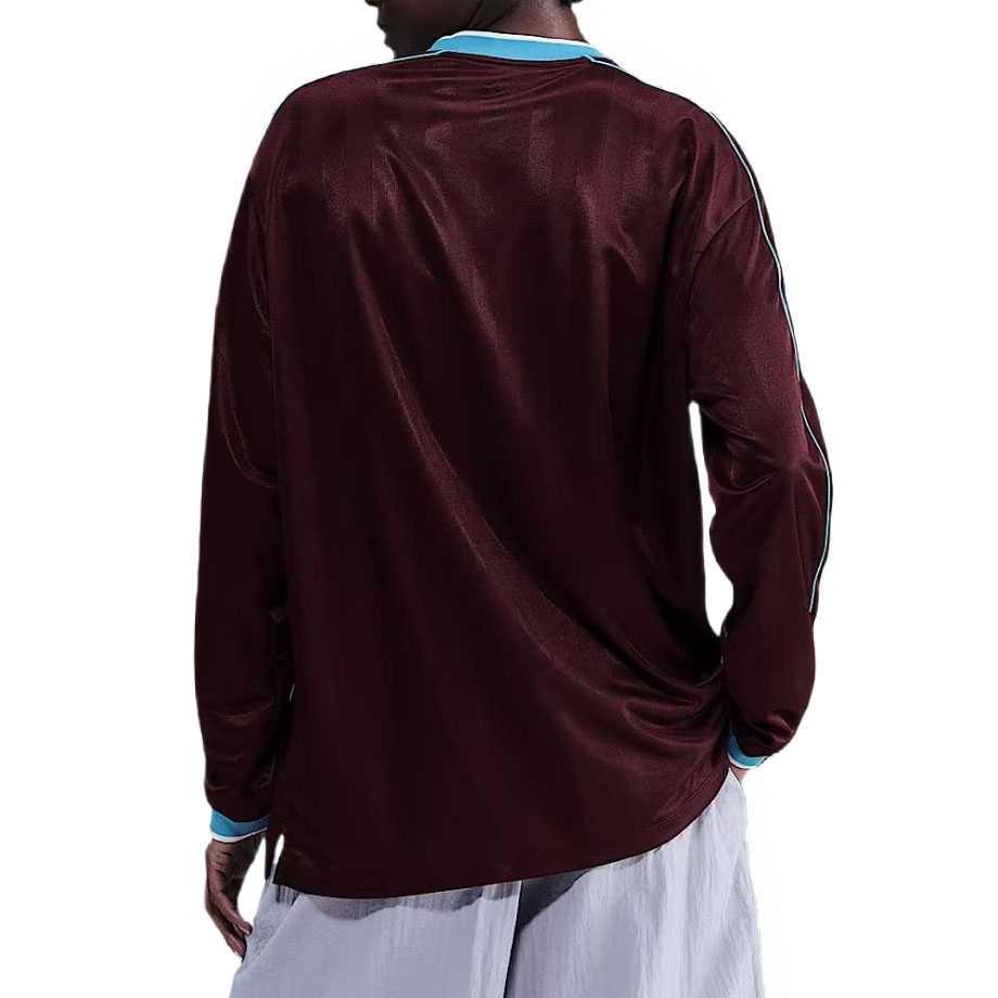 (WMNS) Nike Sportswear Long-Sleeve Jersey 'Burgundy Crush Baltic Blue' Women's IM7452-652