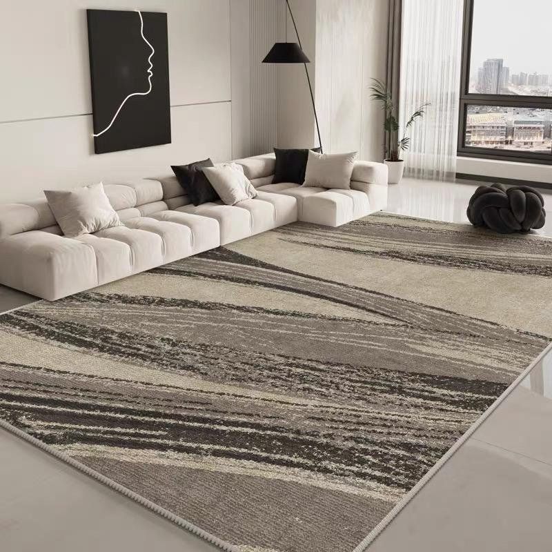 New Style Living Room Carpet, Bedroom Coffee Table, Dark Floor Mat Home Decoration
