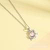 One Arrow Through The Heart Love Necklace Women'S Simple And Versatile Micro-Inlaid Zircon Pearl Pendant Neck Chain Jewelry