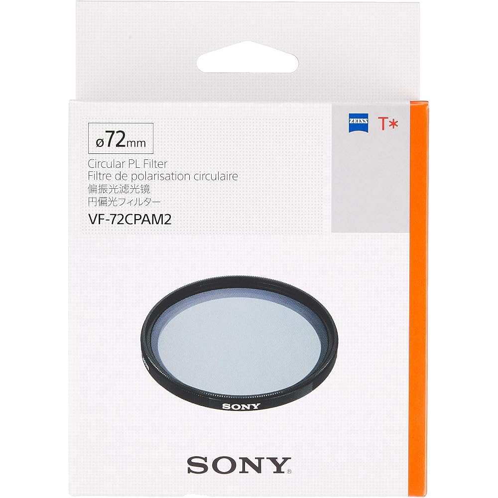 SONY Circular Polarizing Filter 72mm VF-72CPAM2