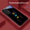 Танцующий Скелет Для Samsung Galaxy S10 S20 Plus S21 FE S22 S23 S24 FE S25 Ultra Черный Чехол для Телефона из Закаленного Стекла Жесткий Чехол