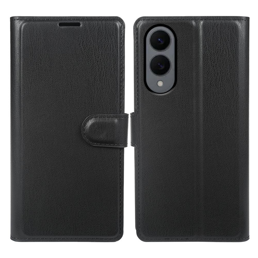 For Samsung Galaxy S25 Edge Stand Case Biobased Eco-Friendly RPET RPVB Slim Phone Cover with Wallet