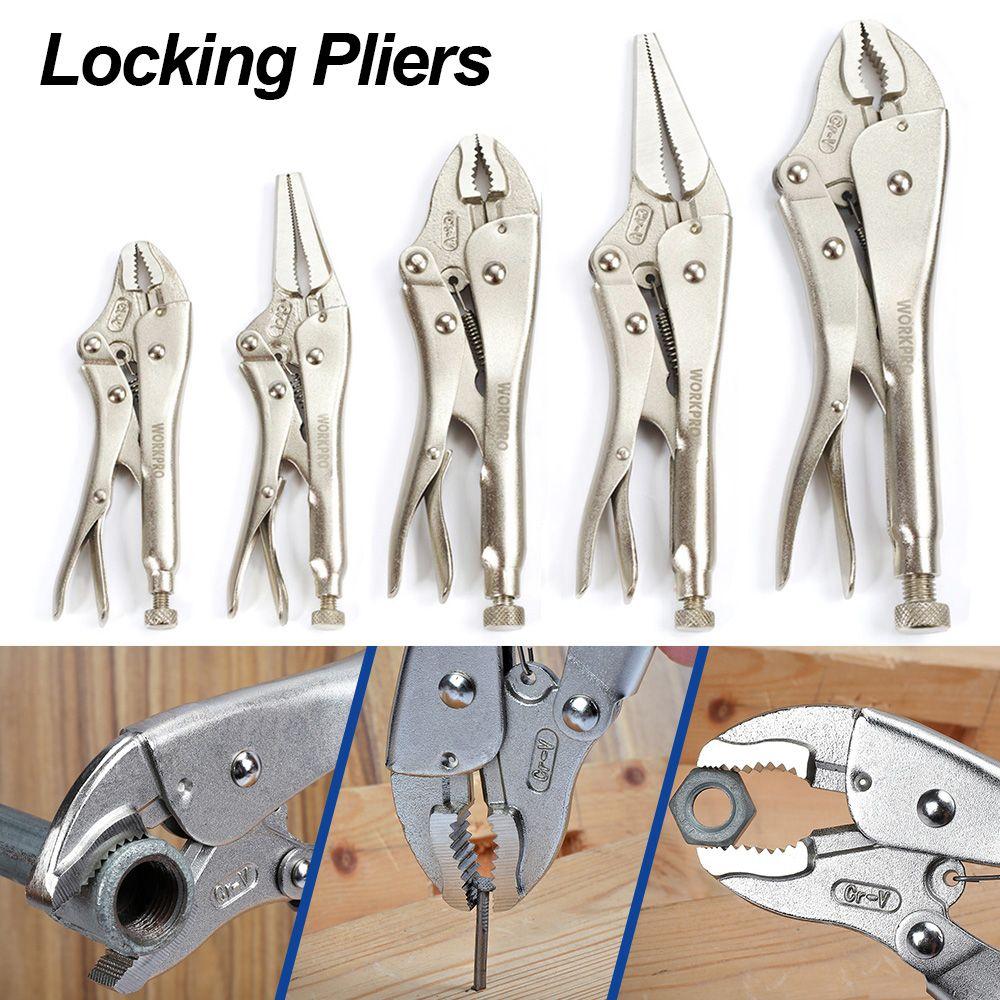 Hardware Multifunctional Clamp Tool Hand Tools Locking Pliers Curved Straight Jaw