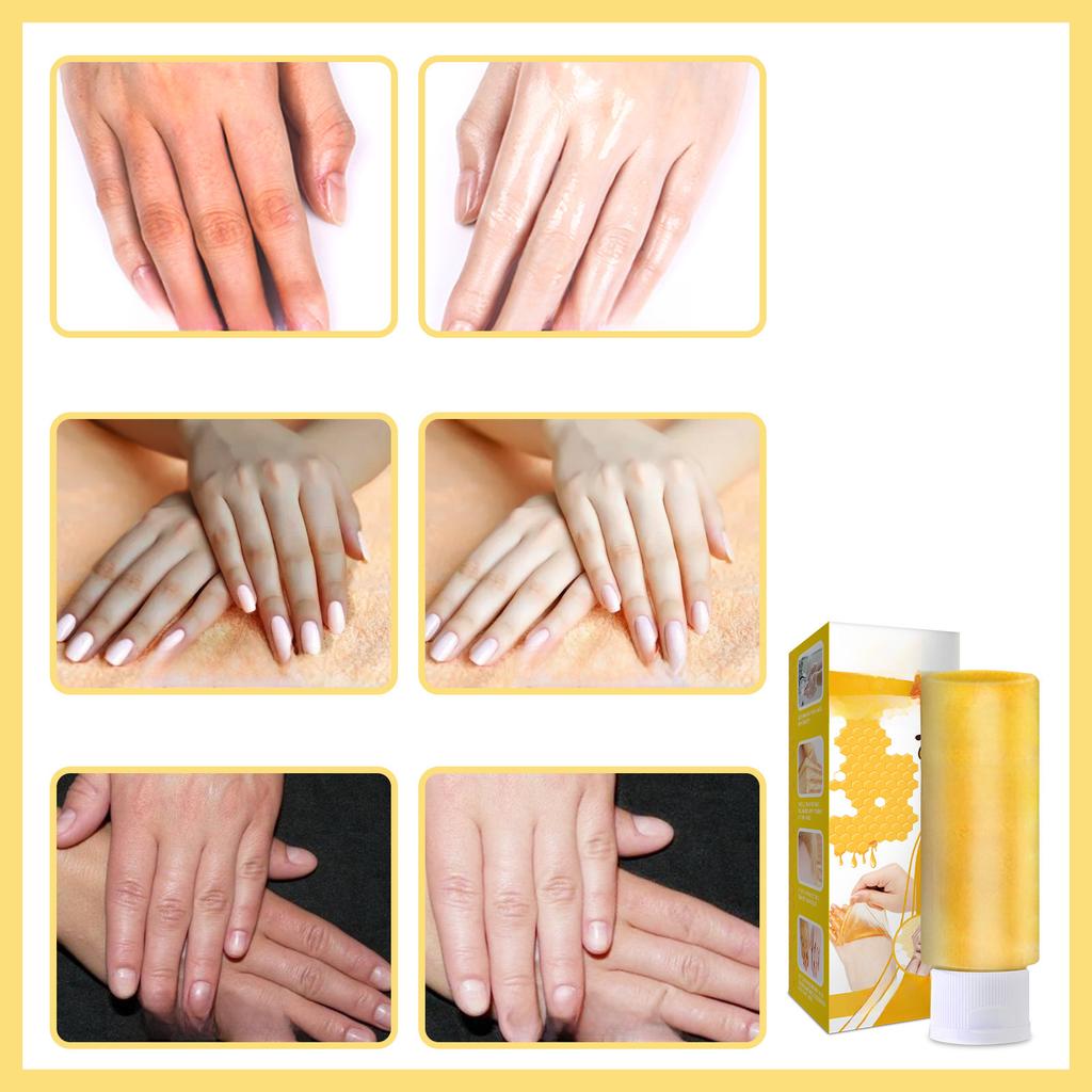 Маска для рук из 24-каратного золота с медовой эссенцией, увлажняющая процедура для рук, спа-перчатки для мягкой и гладкой кожи