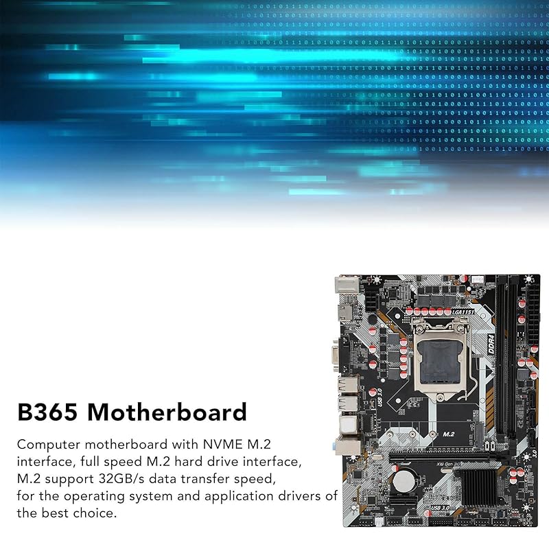 B365 gaming motherboard dual channel DDR4 desktop motherboard, LGA 1151 for ATX motherboard 6 7 8 9 generation I3 I5 I7 Celeron