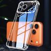 EUCAGR Прозрачный TPU чехол с подушкой безопасности для iPhone 17 Air 16e 15 14 Pro Max Plus13 12 11 S XR 7 8 6S Защитный чехол Прозрачный корпус Coque Fundas