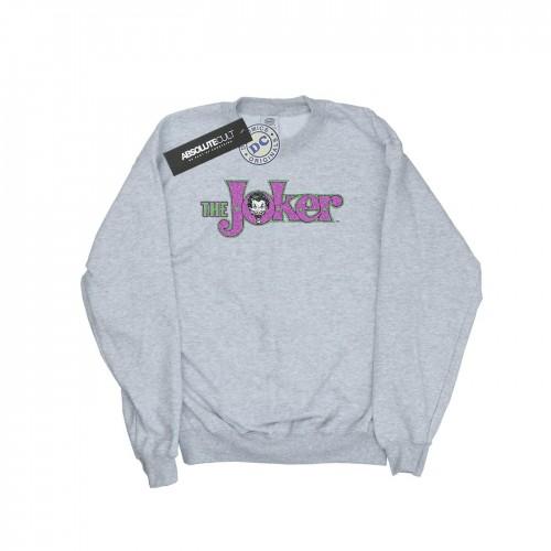DC Comics Womens/Ladies The Joker Crackle Logo Sweatshirt