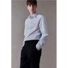 Рубашка HM Easy Care Slim Fit светло-голубая в полоску