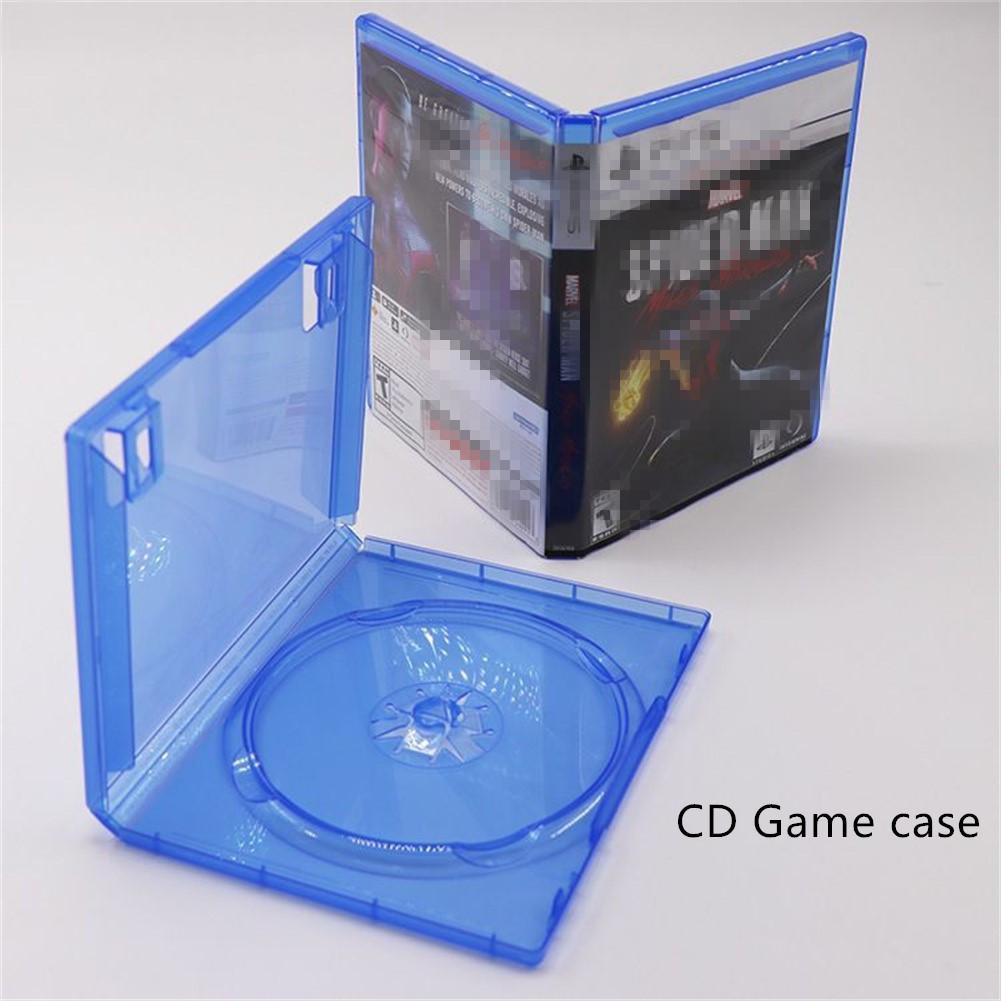 1 шт. для Sony PS5 / PS4 Сменная коробка для игрового диска с CD Синяя крышка Защитная коробка Держатель для игровых дисков Коробка-кронштейн для хранения CD/DVD дисков