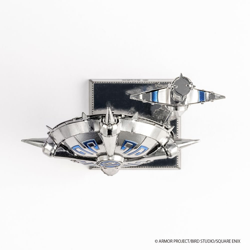 Tenyo Metallic Nano Puzzle Dragon Quest Stray Metal Sword Stray Metal Shield Stainless No Glue Laser 3D Model & EP-5-631, Steel, Required, 0.2m