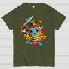 Eat Trash Die Young Vintage Cartoon Classic Cotton Summer Casual Cool Loose T-Shirt