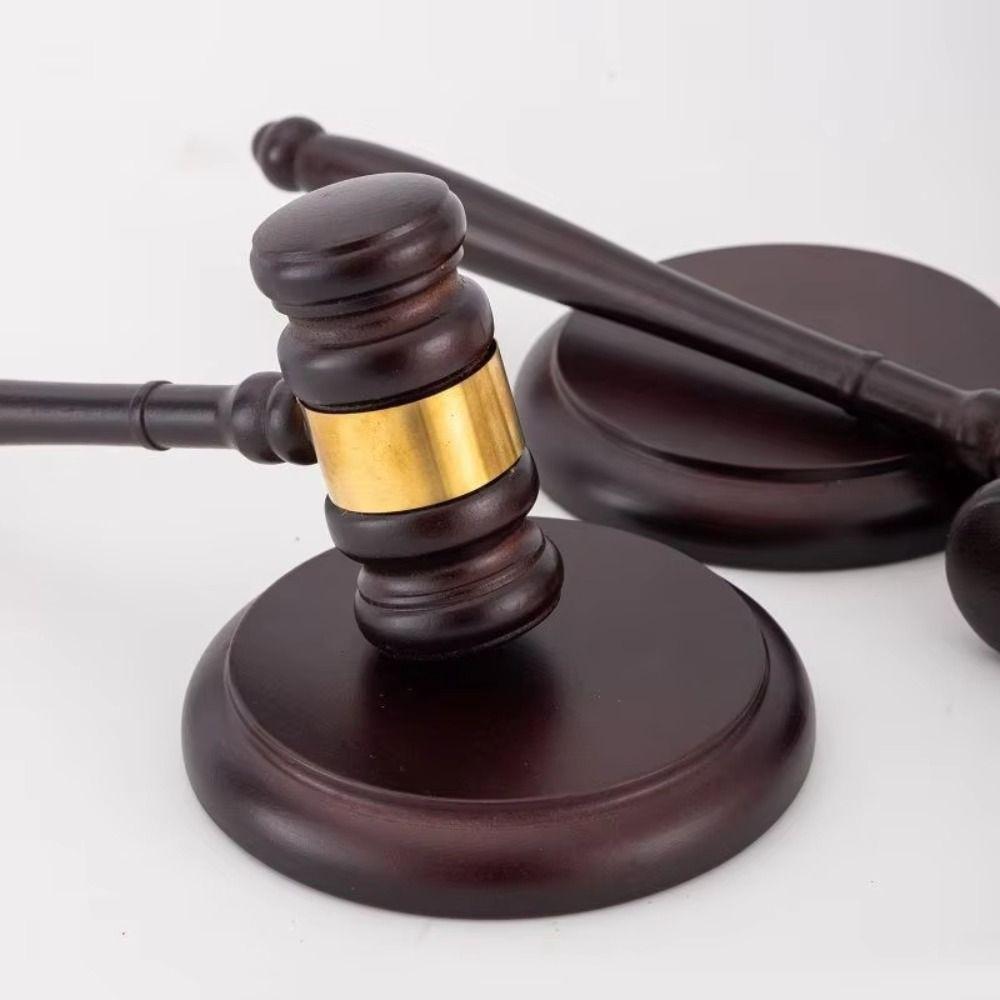 Handcrafted Wooden Judge Hammer High Quality Decorative Hammer Set Christmas Toy