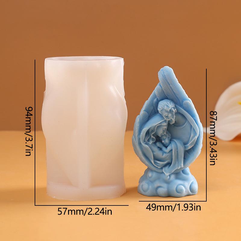 DIY Рождество неправильной формы формы силиконовые формы ароматические свечи творческий новый