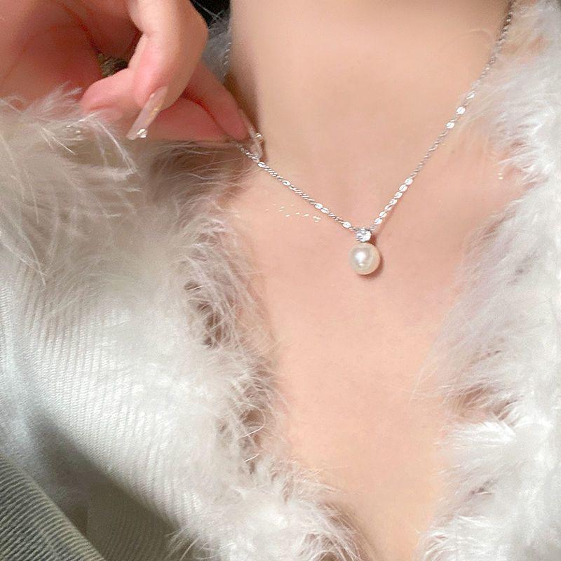 Женское летнее роскошное ожерелье из титановой стали - Дизайн высокого класса, кулон на ключицу