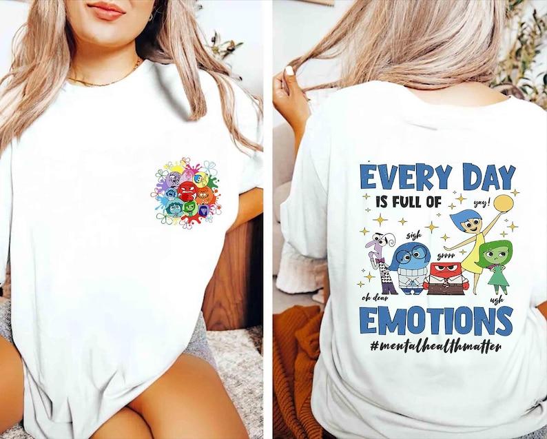 Every Day Is Full Pattern Printed TShirt Animation Casual Loose Comfortable Short Sleeve Women Street Tops Clothing