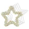 Металлические кольца для рукоделия 8 дюймов в форме звезды Кольцо для рукоделия 5 штук Инструмент для DIY ловца снов для рукоделия Цветочные композиции для дня рождения свадьбы