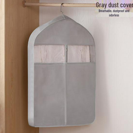 Толстый нетканый прозрачный чехол для одежды, защищающий от пыли, для костюмов