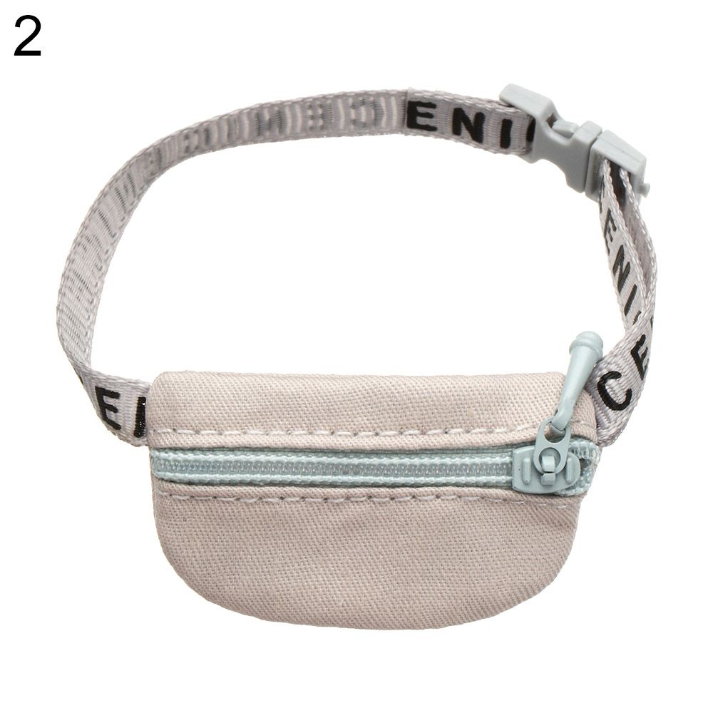 New Accessories 1/6 1/8 1/12 Doll Accessories PU Leather Bag Vest Cloth Bag Dolls Backpack