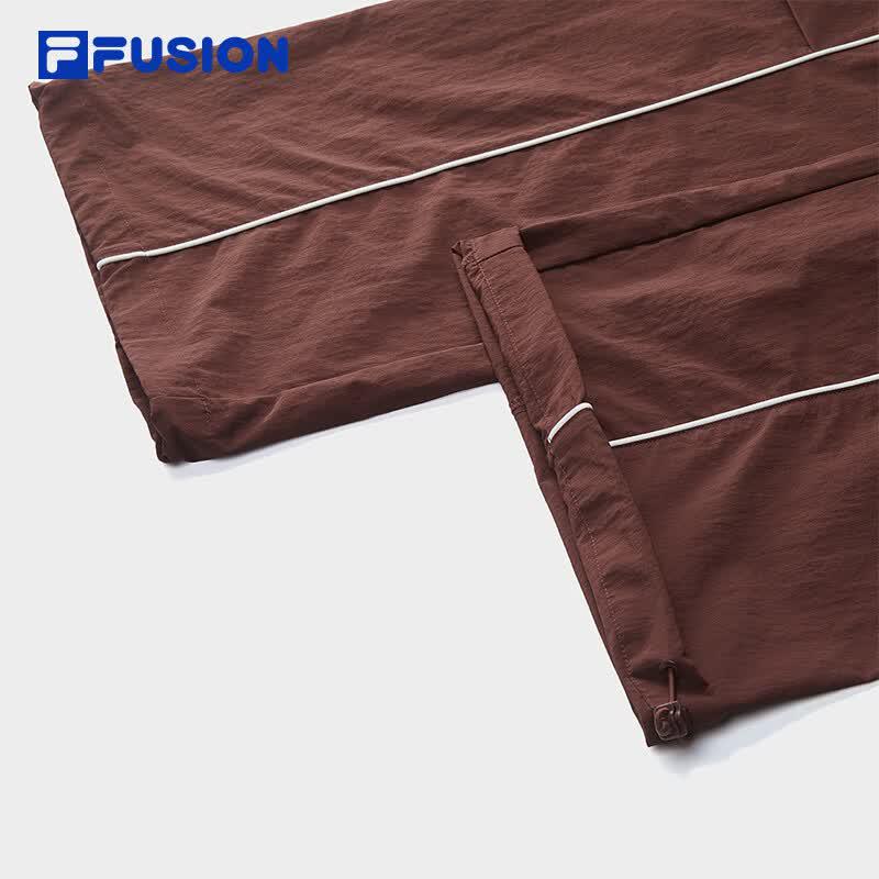 Fila FUSION Модные женские свободные брюки-карго из плетеной ткани