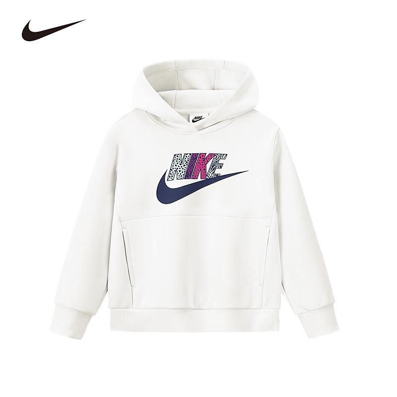 NIKE Kids' Big Logo Hooded Sweatshirt