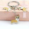 Couple Ornaments Car Key Holder Bag Key Chain Corgi Key Chain Dog Key Chain Handbag Pendant