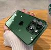Роскошный прозрачный чехол с покрытием для IPhone 15 14 13 12 11 Pro Max Plus Mini XS XR X, защитная пленка для полного объектива, противоударный чехол